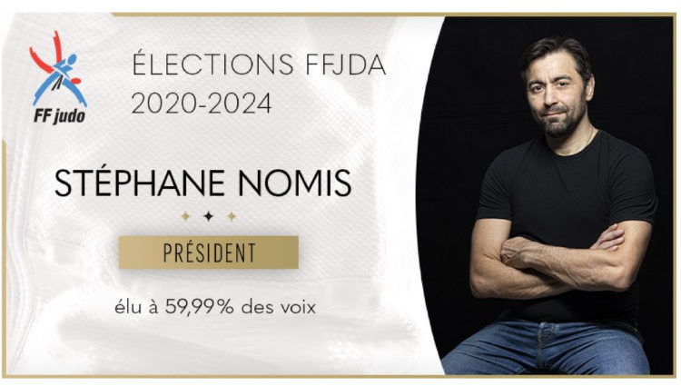 Élections FFJDA: Stéphane Nomis élu Président pour l’Olympiade 2020-2024
