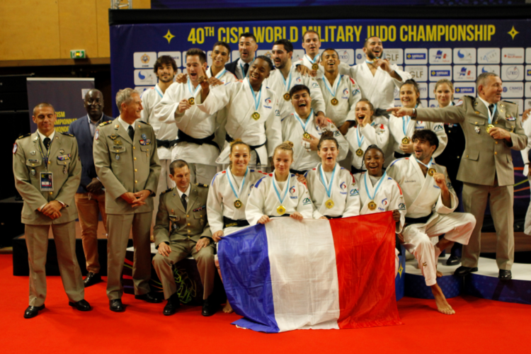 CHAMPIONNATS DU MONDE MILITAIRES DE JUDO 2021- L’Equipe de France remporte 12 médailles