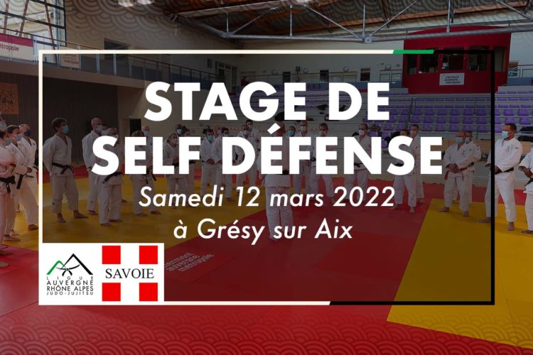 Stage de Self Défense gratuit le 12 mars 2022