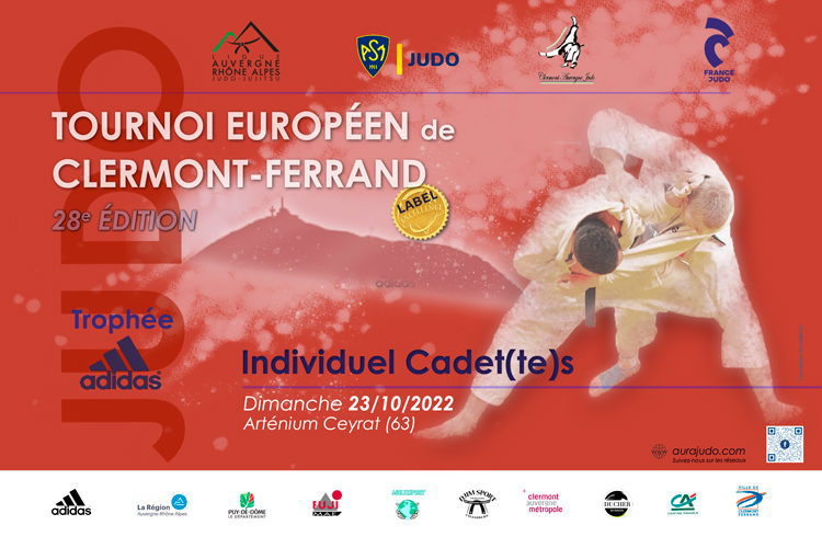 TOURNOI EUROPEEN CADETS DE CLERMONT Dimanche 23 Octobre 2022