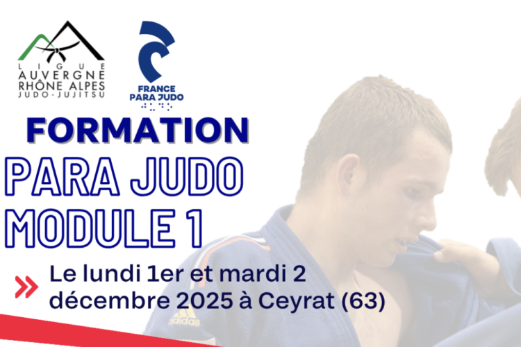 Formation Module 1 Para judo – Ceyrat
